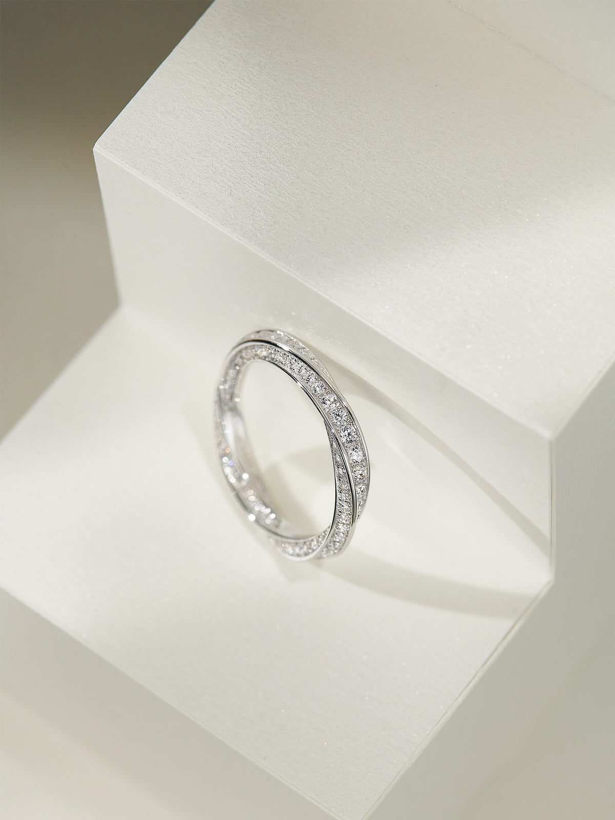 Tiffany Spiral Cubic Zirconia Ring
