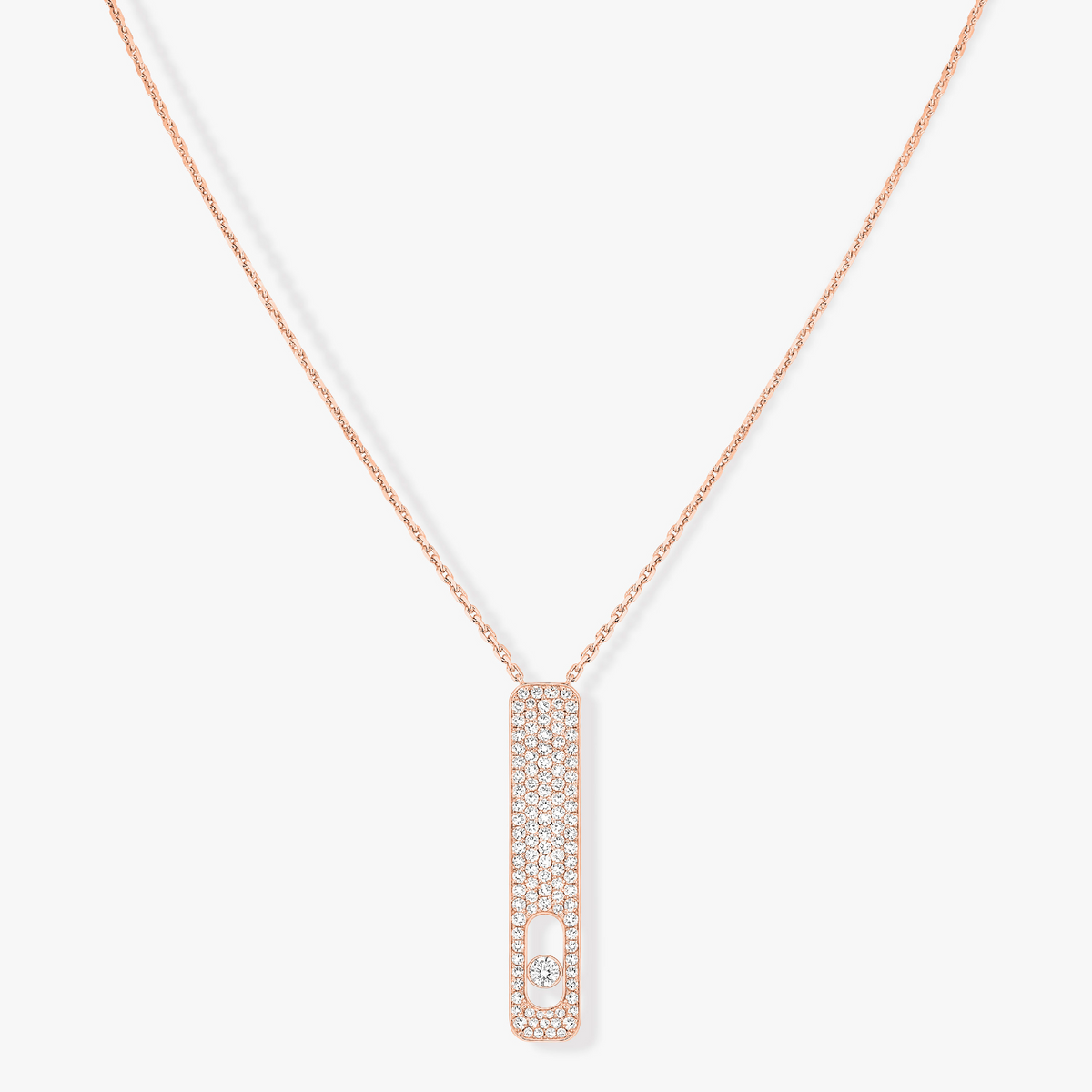 Messika My First Cubic Zirconia Paved Necklace