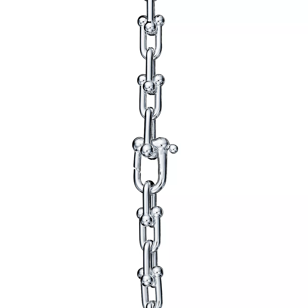 Tiffany Hardwear Small Link 26 Motif Silver Bracelet