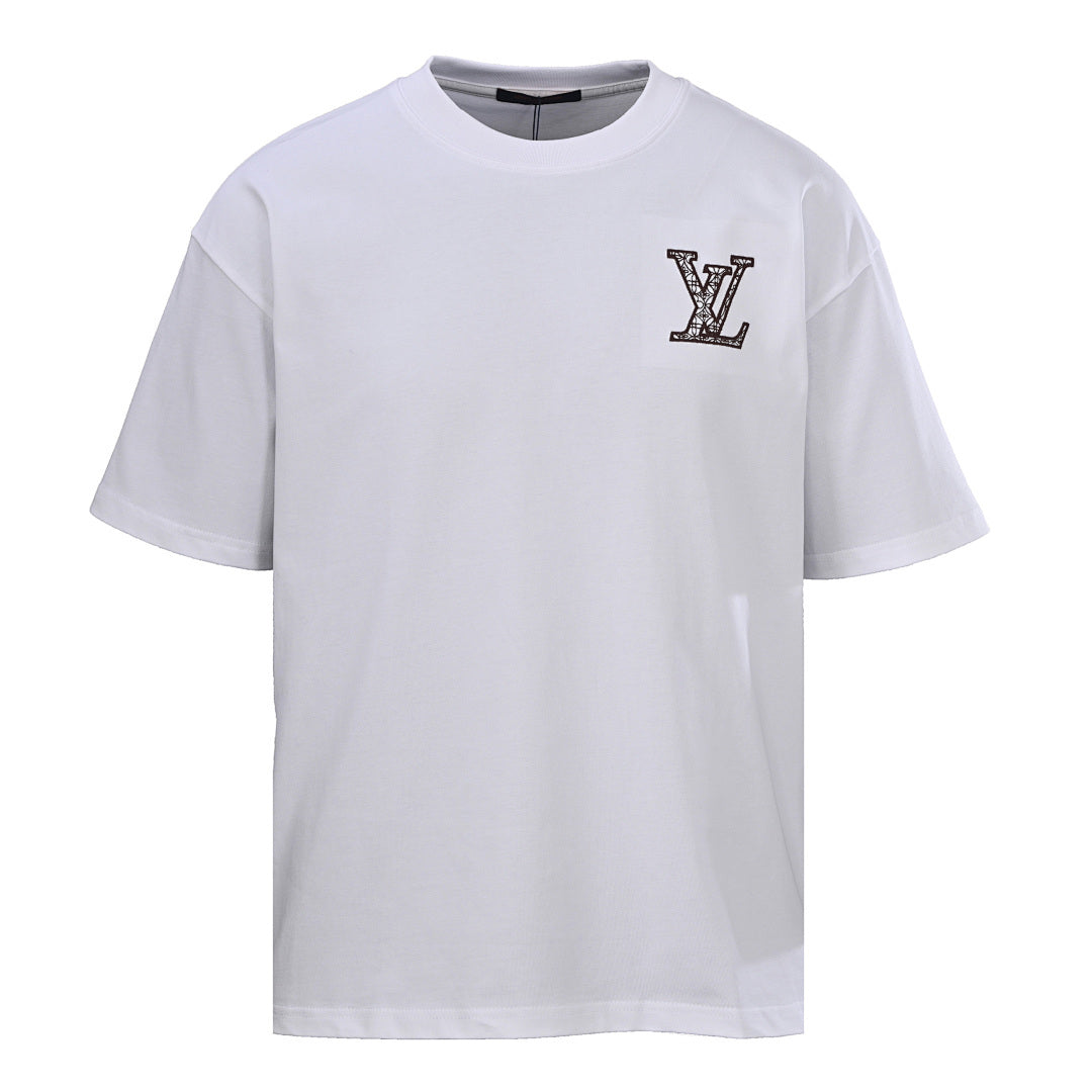 Louis Vuitton Crewneck Short-Sleeve T-Shirt with Front and Back Logo Print - product image 3