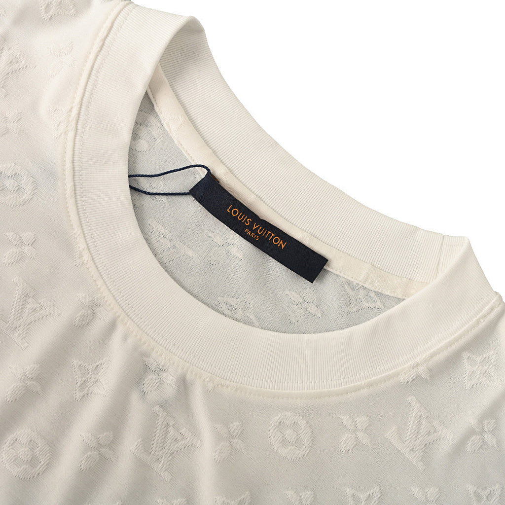 Louis Vuitton All-Over Monogram Short-Sleeve T-Shirt with Embroidered Clover - product image 5