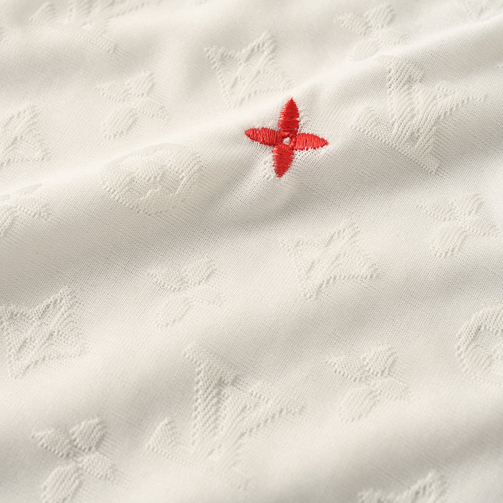 Louis Vuitton All-Over Monogram Short-Sleeve T-Shirt with Embroidered Clover - product image 6