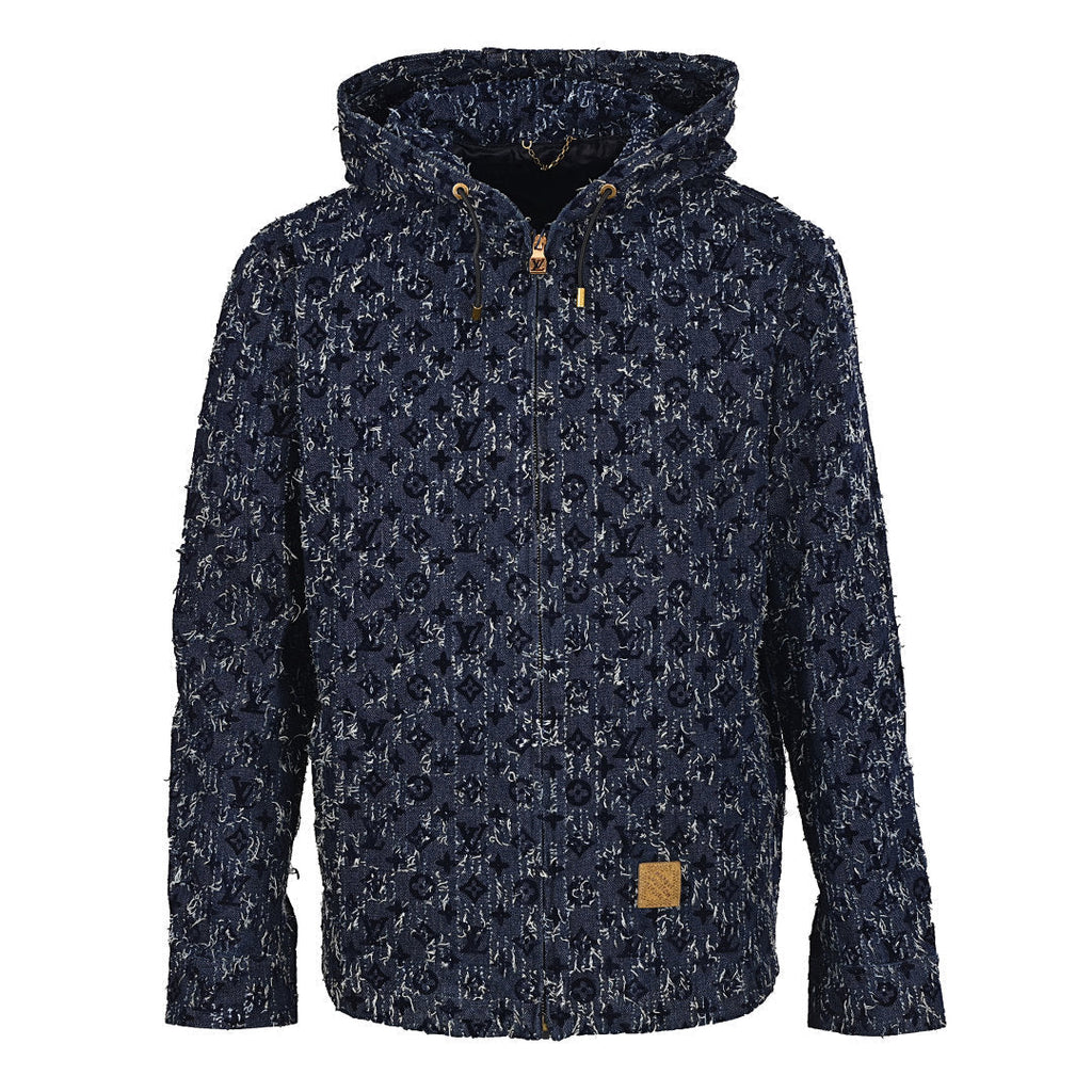 Louis Vuitton 25FW All-Over Flocked Jacquard Denim Jacket - product image