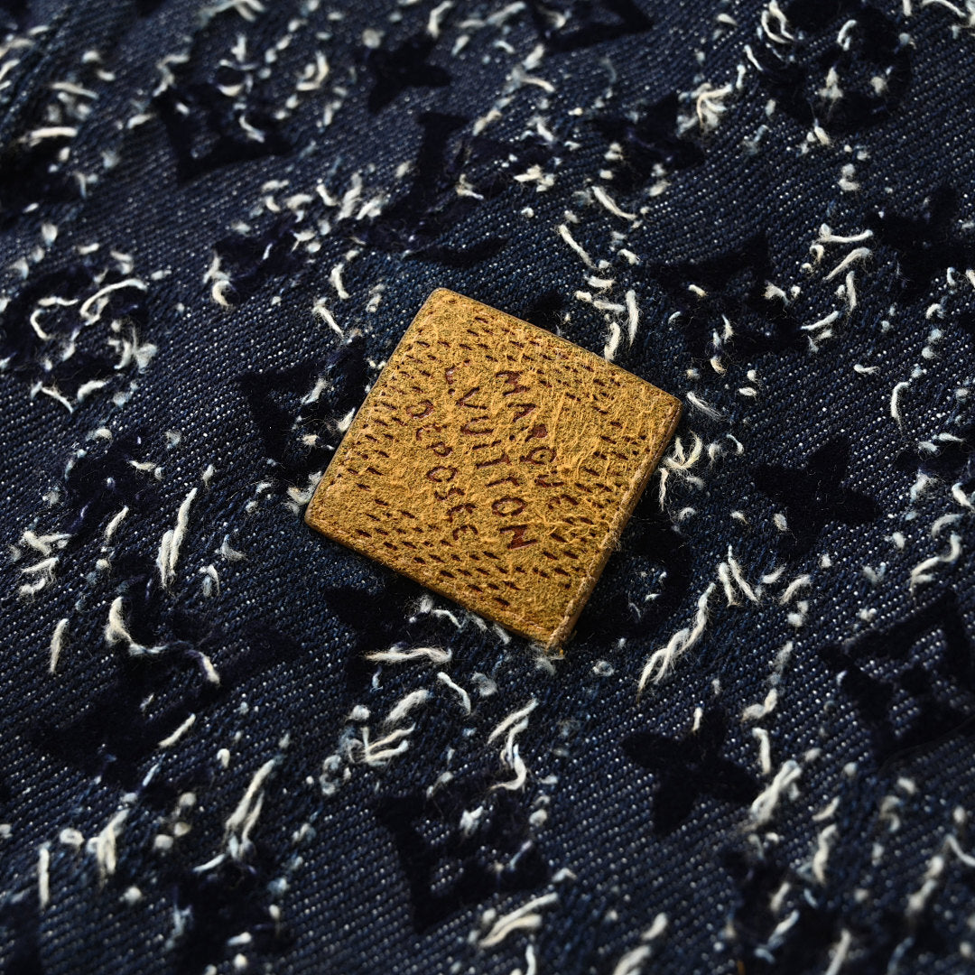 Louis Vuitton 25FW All-Over Flocked Jacquard Denim Jacket - product image 6