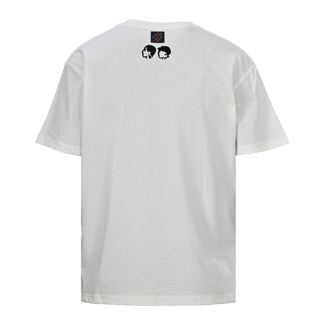 Louis Vuitton Heart-Flocked Print Short-Sleeve T-Shirt - product image 2