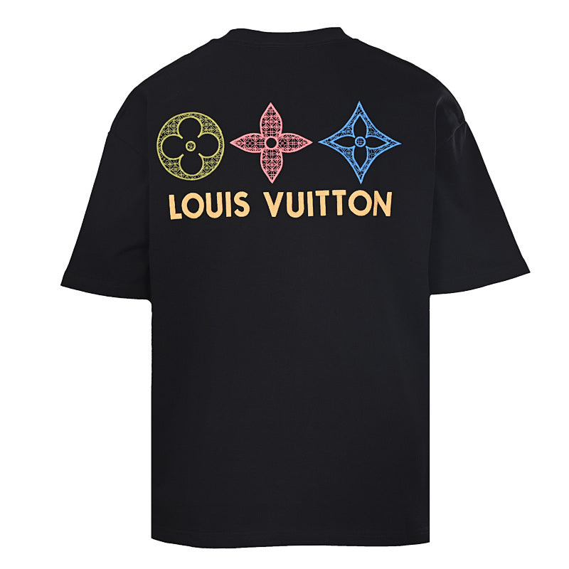 Louis Vuitton Crewneck Short-Sleeve T-Shirt with Front and Back Logo Print - product image
