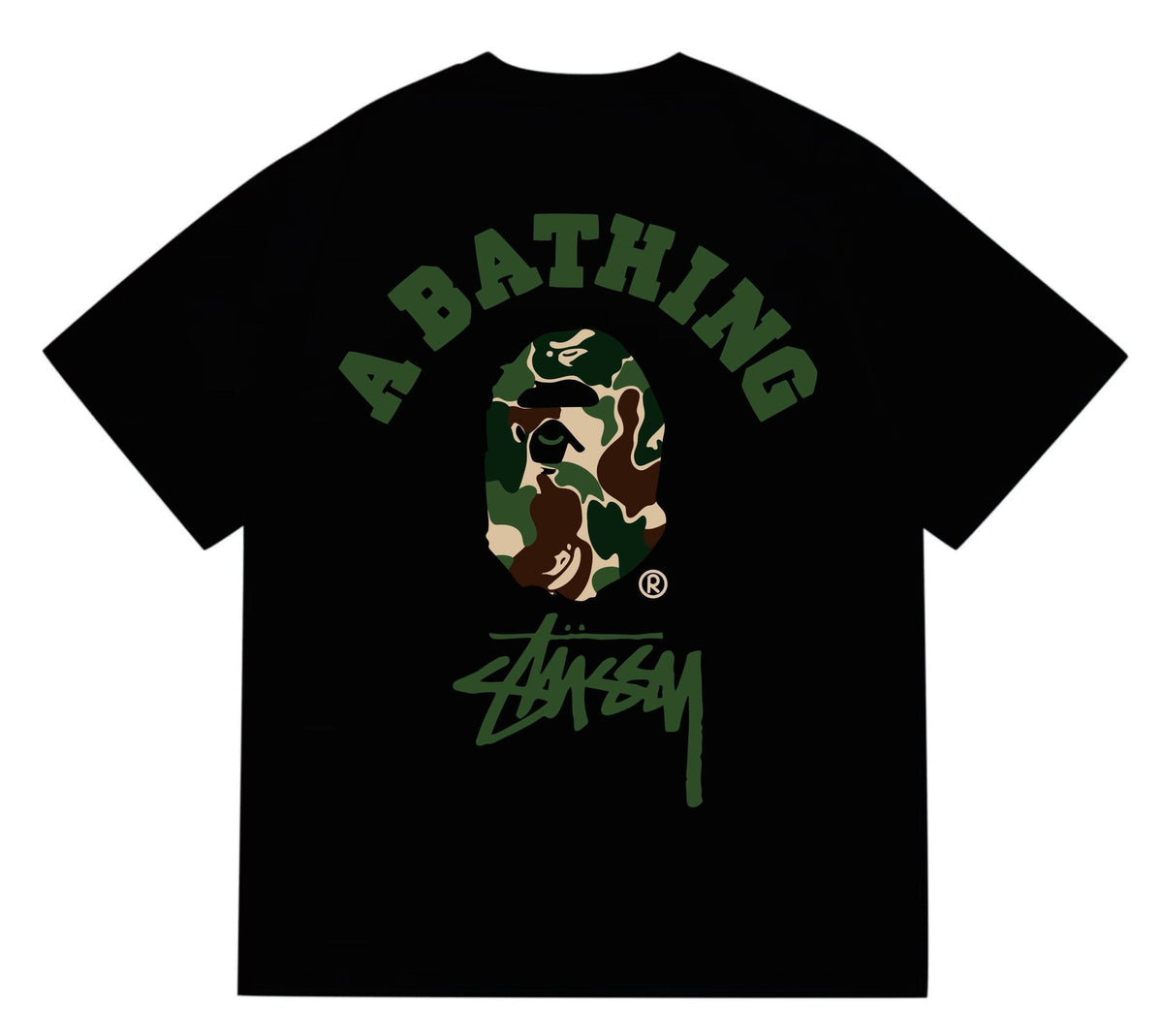 BAPE Back Graphic Short-Sleeve T-Shirt — back