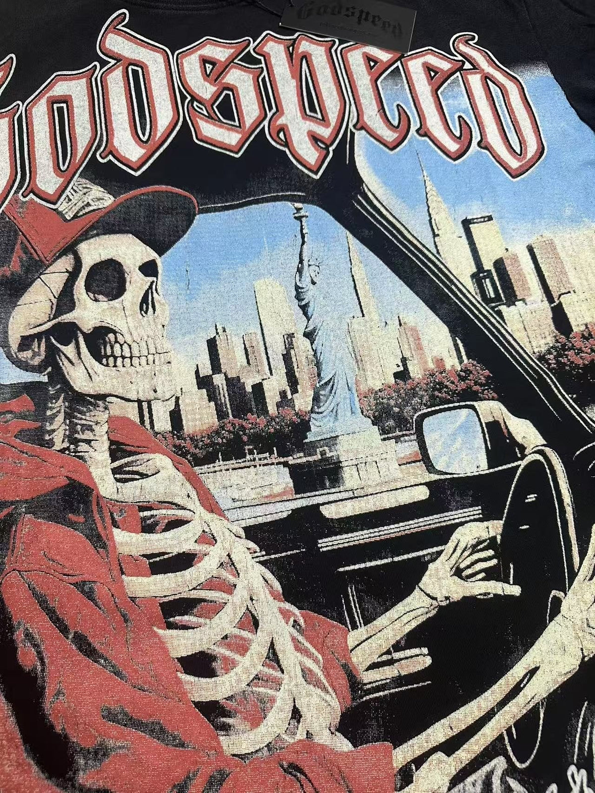 Godspeed World Tour Summer 2025 Graphic T-Shirt — detail