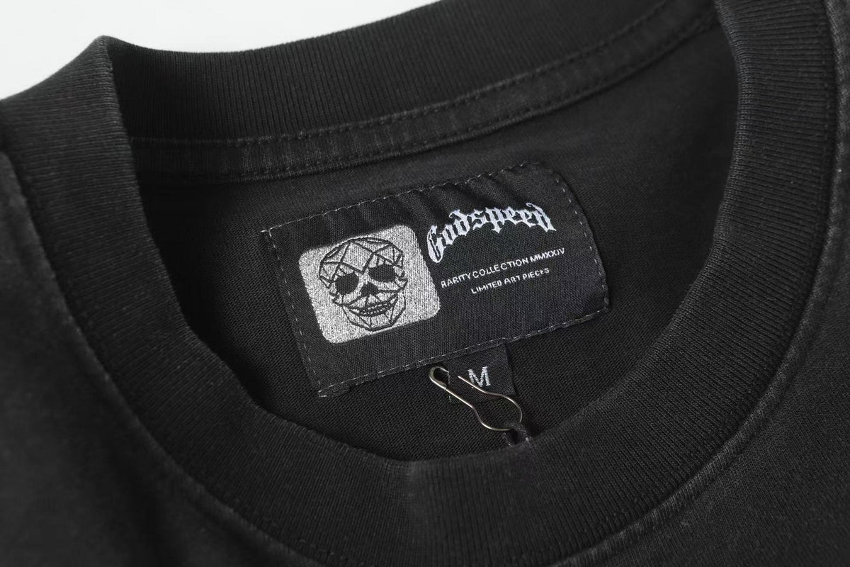 Godspeed Los Angeles Wildfire Graphic T-Shirt — neck_label