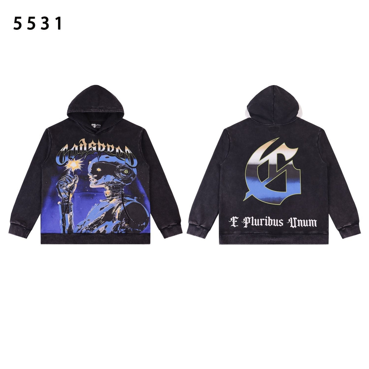 Godspeed Sun Back Graphic Hoodie — hero