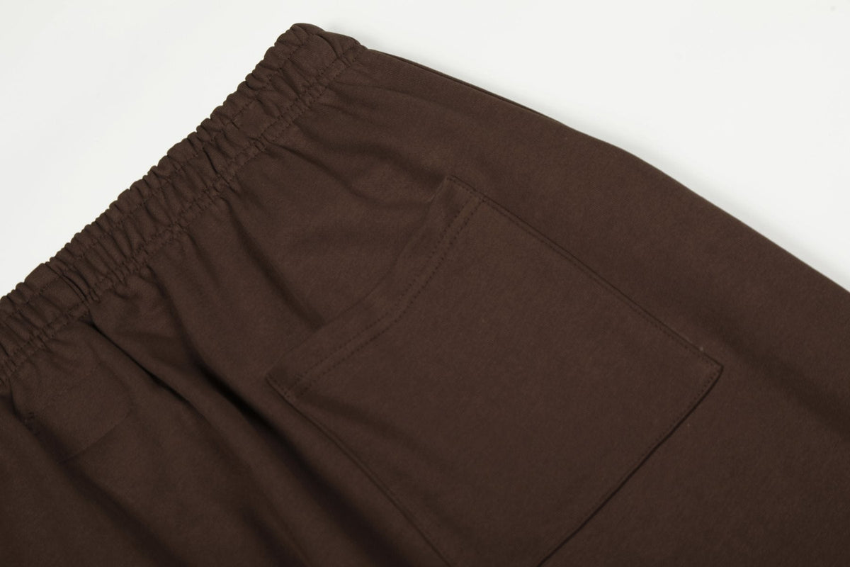 Sp5der Brown Blue Graphic Hoodie & Sweatpants Matching Set — detail
