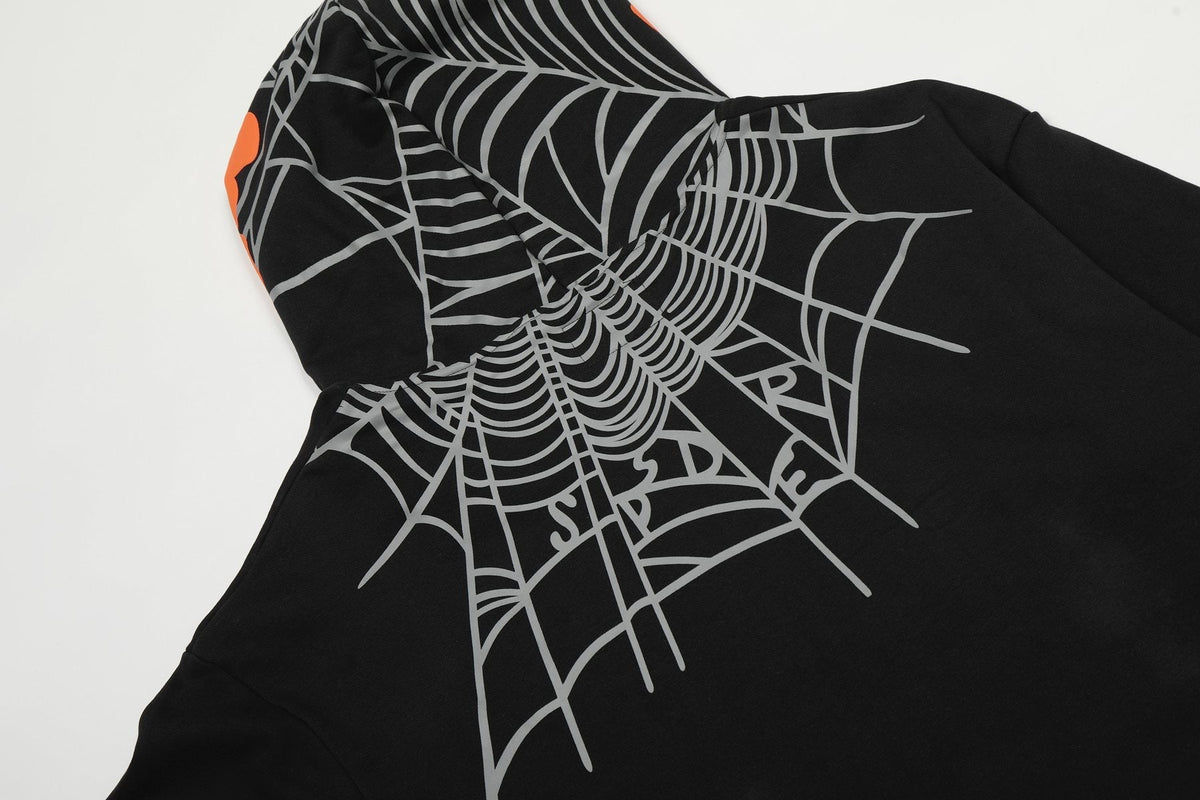 Sp5der Spiderweb Graphic Hoodie & Jogger Matching Set — detail