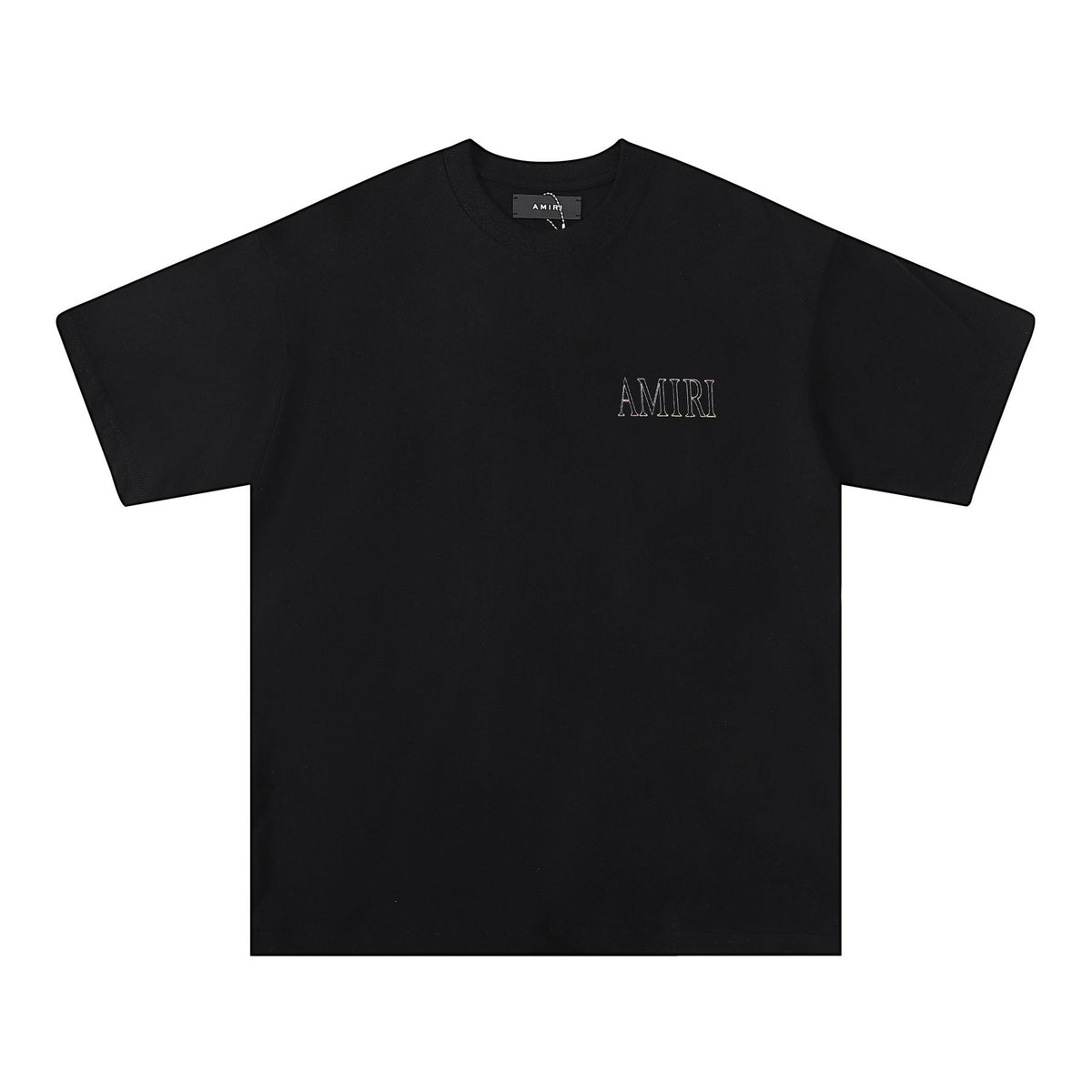AMIRI Rainbow Bandana Back Graphic T-Shirt — front