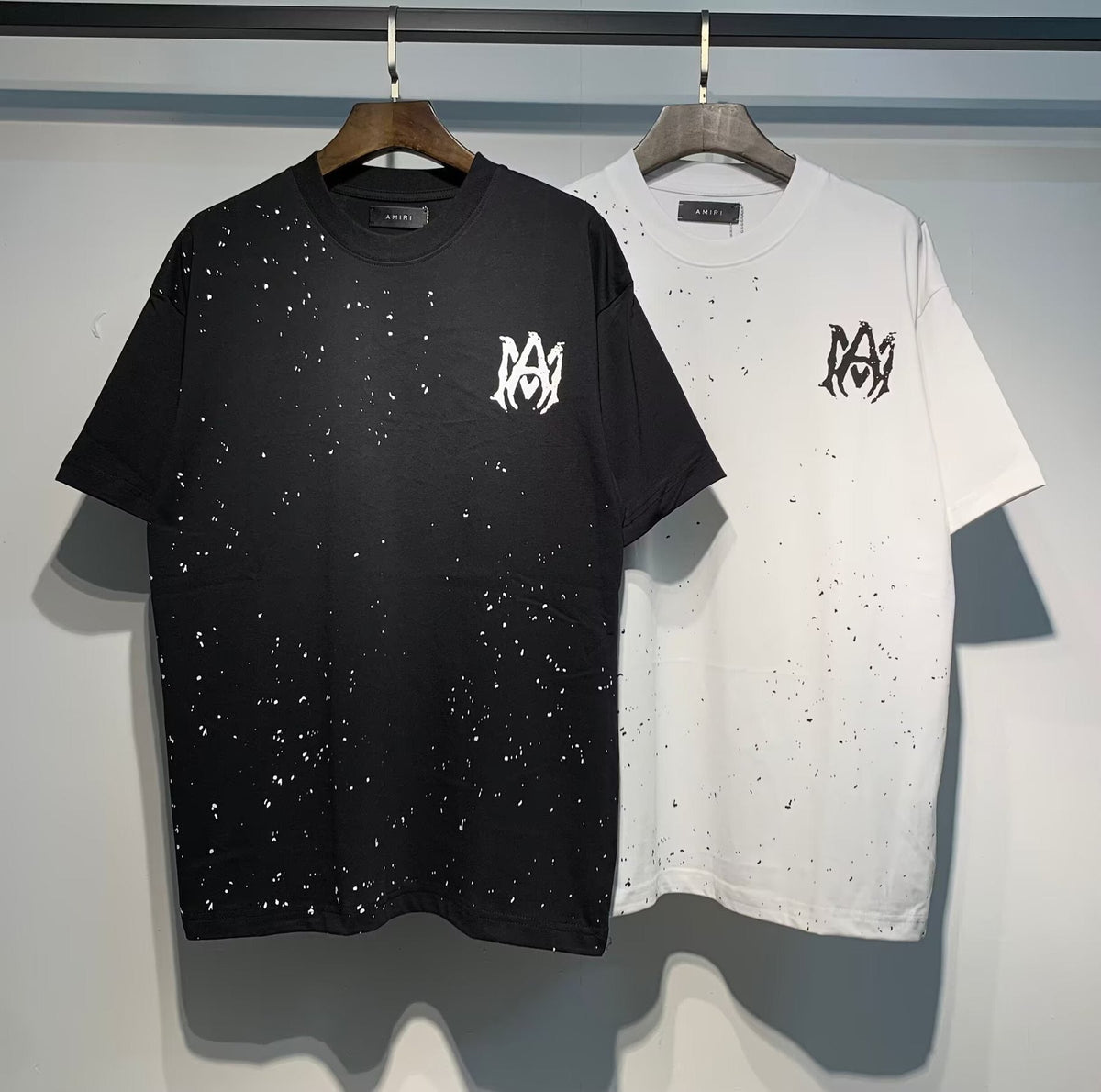 AMIRI Paint Splatter Graphic T-Shirt — context