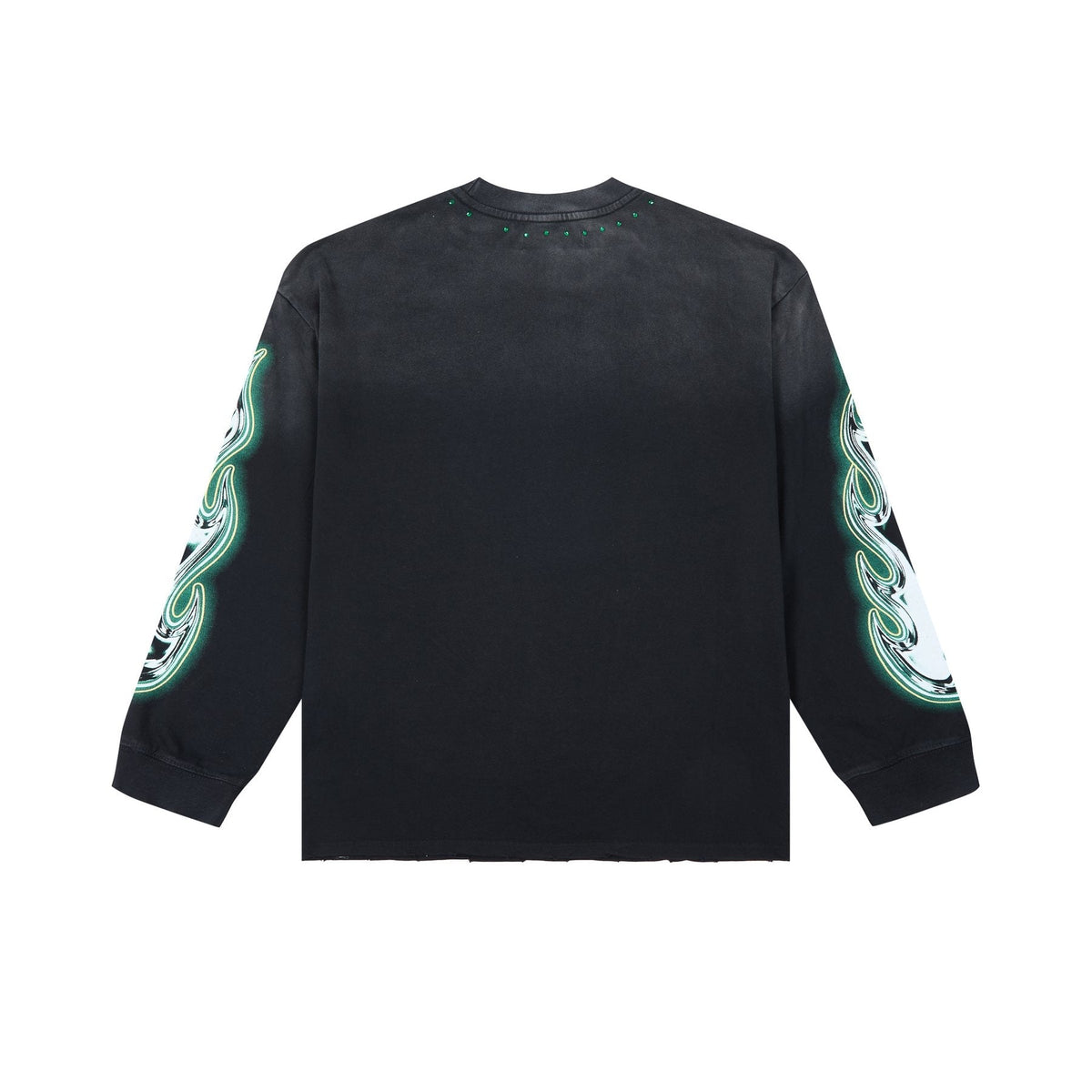 DUAA Pegasus Rhinestone Long-Sleeve T-Shirt — back
