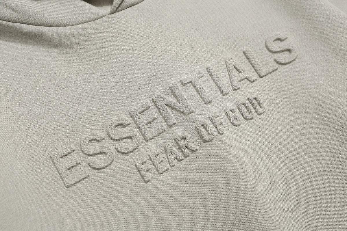 Fear of God Essentials Tonal Logo Pullover Hoodie — detail