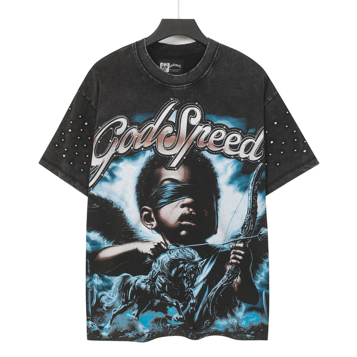 Godspeed Archer Studded Sleeve T-Shirt — hero