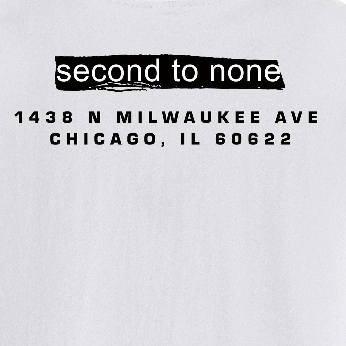Supreme Chicago Store Opening Graphic Short-Sleeve T-Shirt — detail