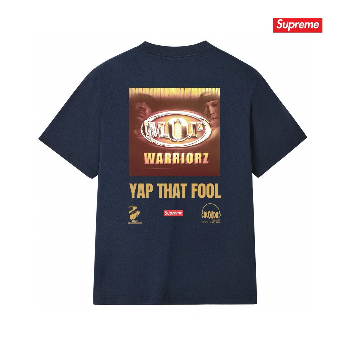 Supreme Front & Back Graphic T-Shirt — back