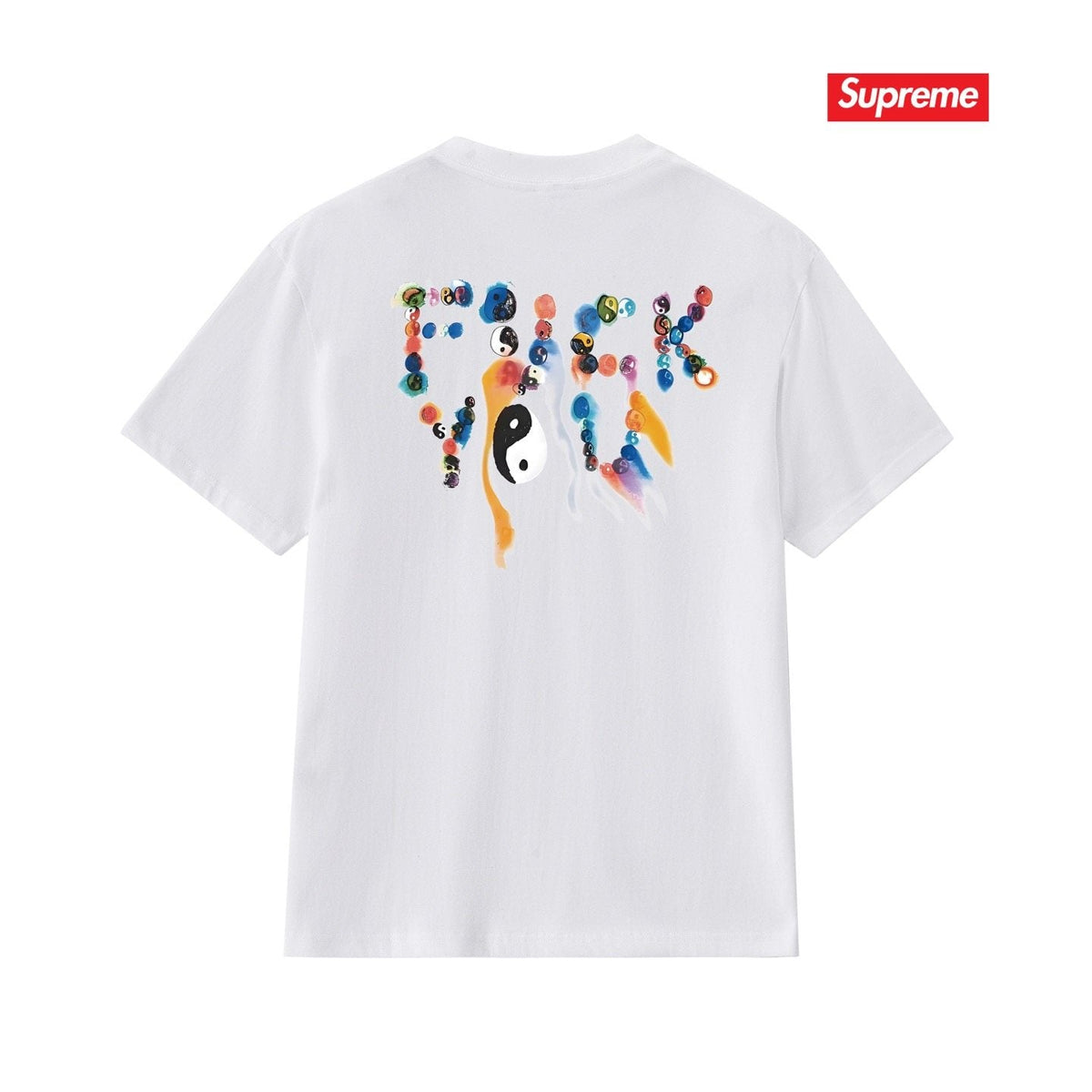 Supreme Front & Back Graphic Short-Sleeve T-Shirt — back