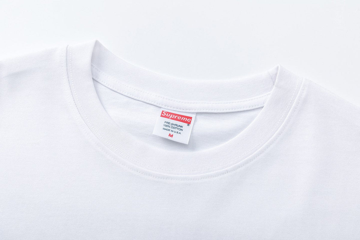 Supreme World Famous Short-Sleeve Graphic T-Shirt — neck_label