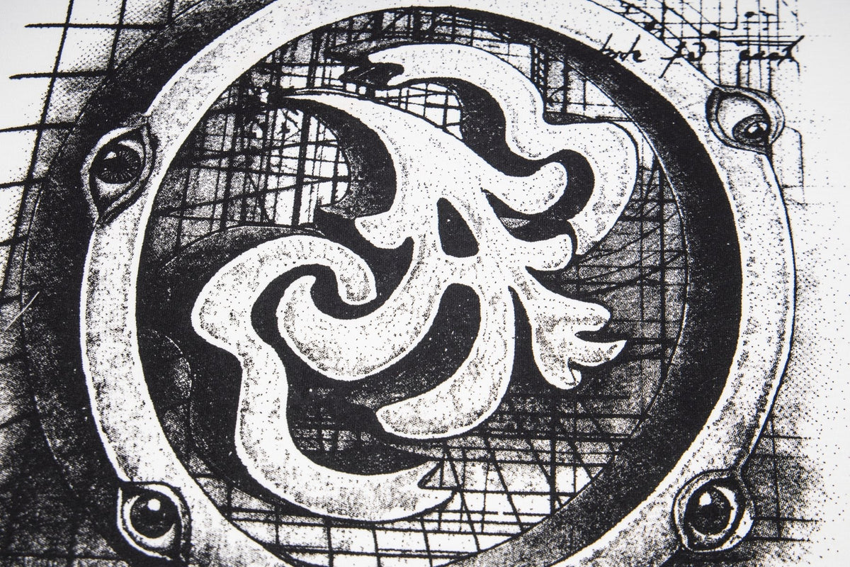 ASAALL White Graphic Short-Sleeve T-Shirt — detail