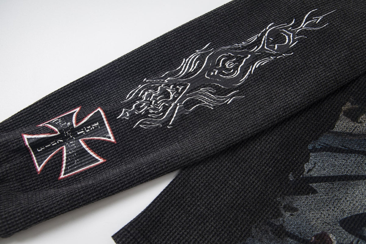 Godspeed Out of Many One Graphic Long-Sleeve T-Shirt — detail