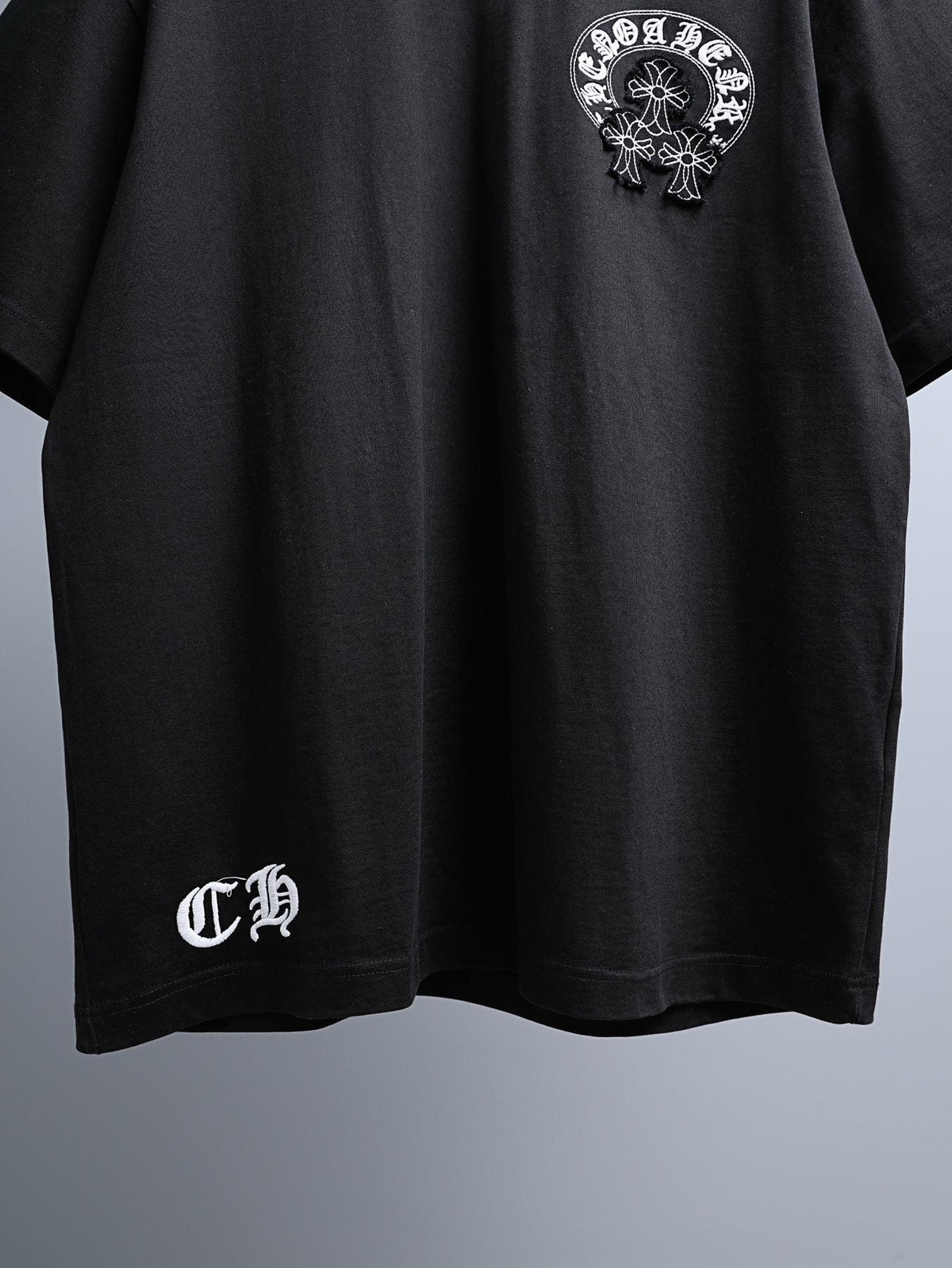 Chrome Hearts Floral Back Graphic Short-Sleeve T-Shirt — detail