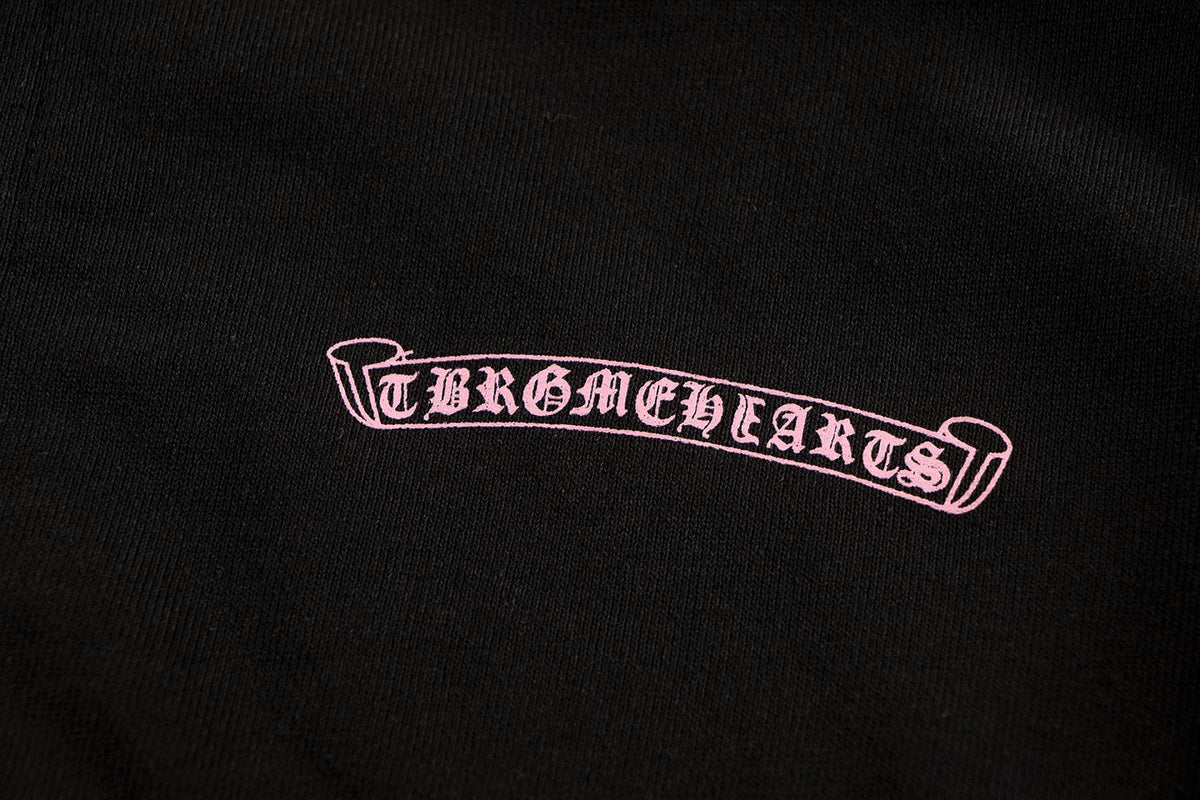 Chrome Hearts Anime Floral Zip-Up Hoodie — detail