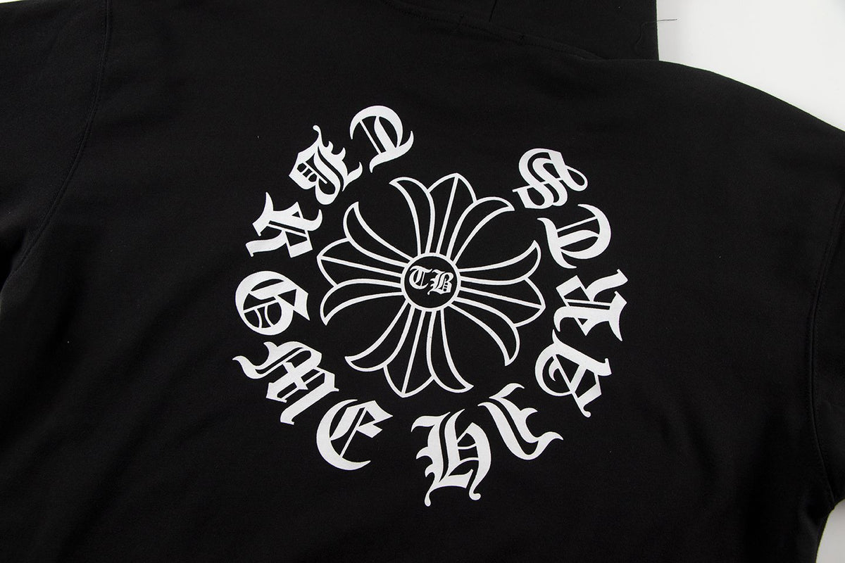 Chrome Hearts Flower Back Graphic Hoodie — detail