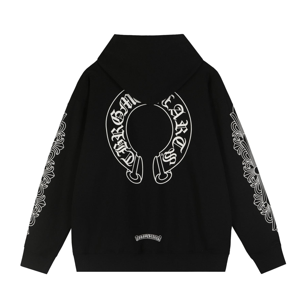 Chrome Hearts Horseshoe Graphic Pullover Hoodie — back