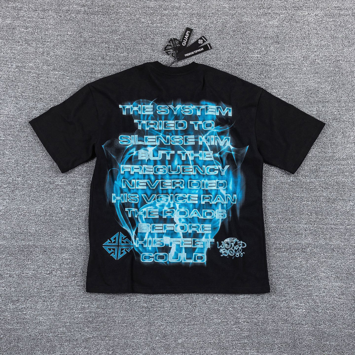 GUAPI Return of the Void Skull Graphic T-Shirt — back