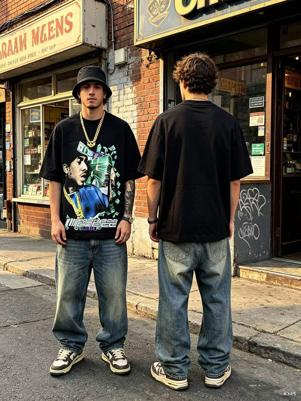 ASAALL Portrait Cash Short-Sleeve T-Shirt — context