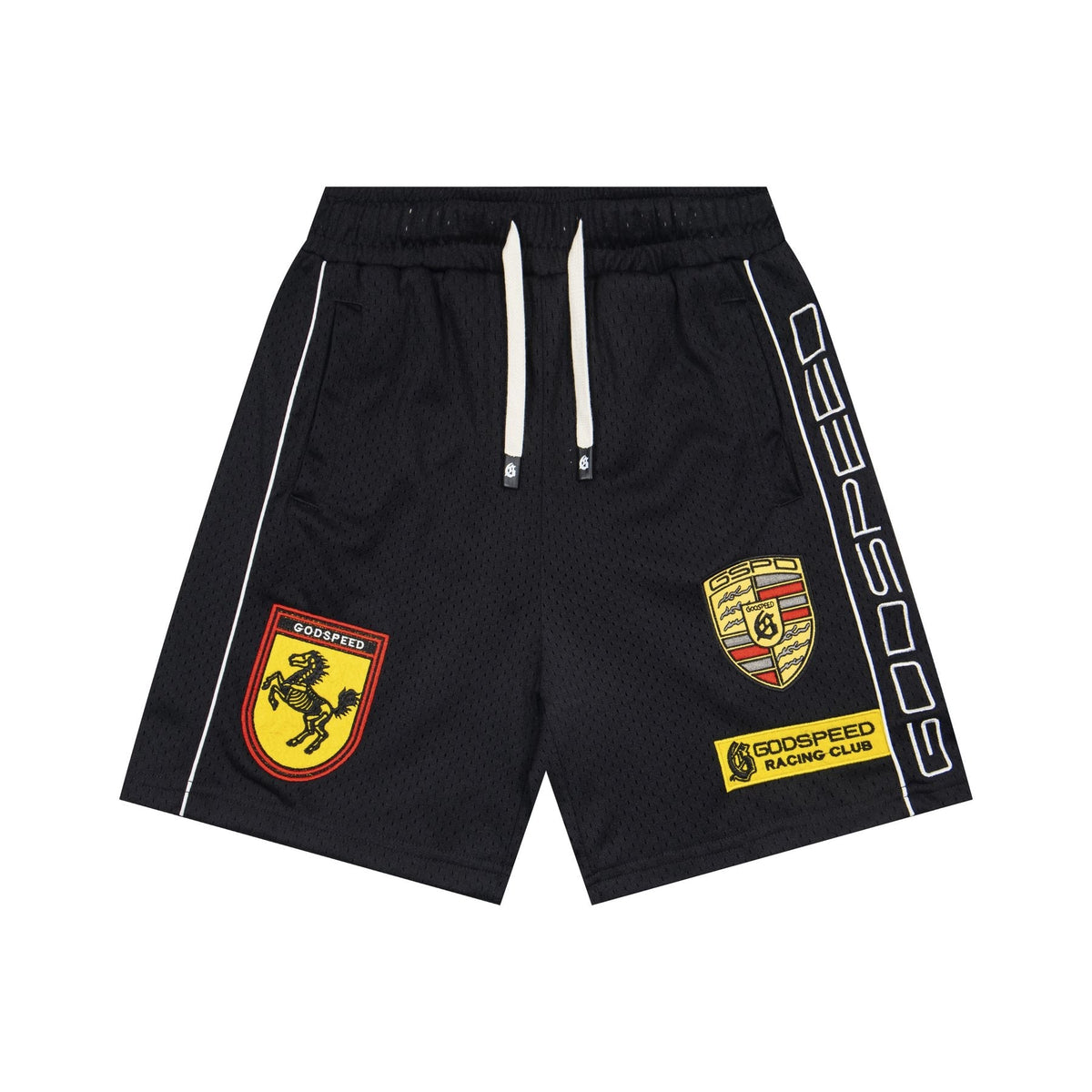 Godspeed Racing Graphic Shorts — front