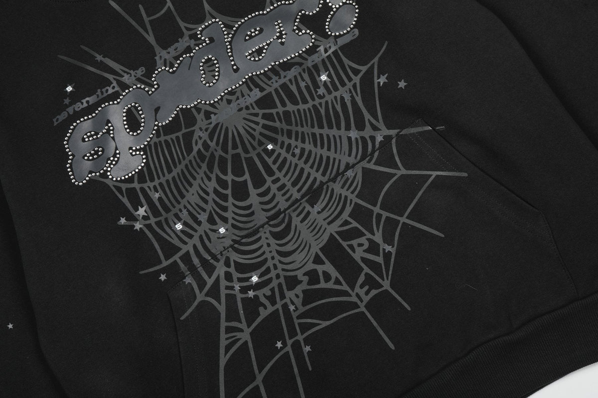 Sp5der Black Spiderweb Graphic Matching Set — detail