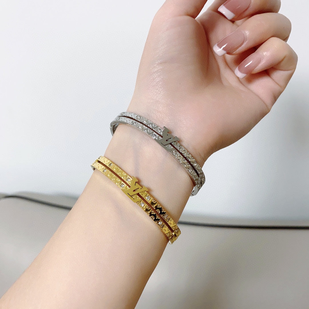 18K Louis Vuitton Double Bracelet