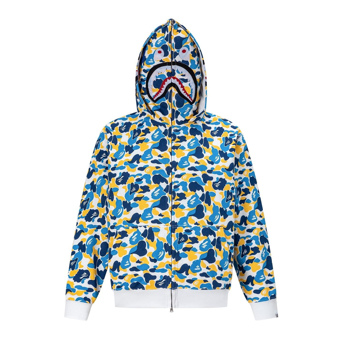 BAPE Shark Camo Full-Zip Hoodie — hero